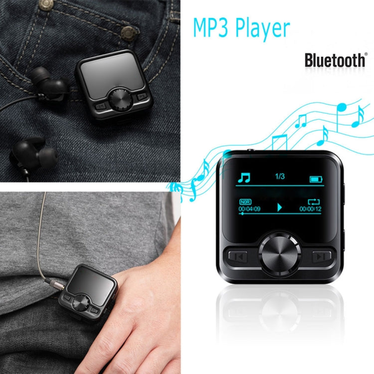 M9 AI Intelligent High-definition Noise Reduction Voice Control Recorder Ebook Bluetooth MP3 Player, Capacity:8GB(Black) - MP3 Player by buy2fix | Online Shopping UK | buy2fix