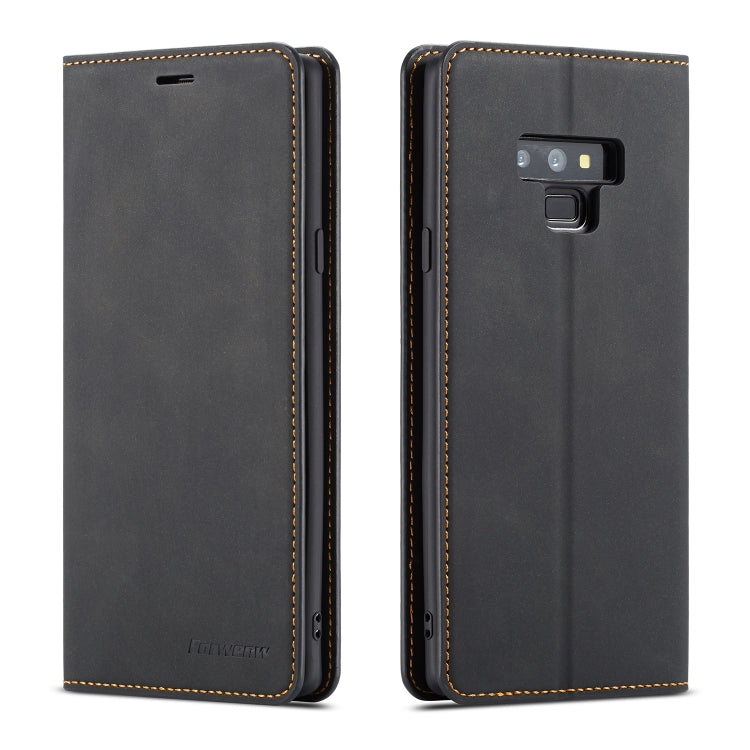 For Galaxy Note9 Forwenw Dream Series Oil Edge Strong Magnetism Horizontal Flip Leather Case with Holder & Card Slots & Wallet & Photo Frame(Black) - Galaxy Phone Cases by Forwenw | Online Shopping UK | buy2fix