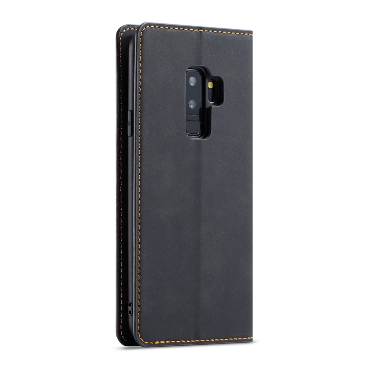 For Galaxy S9 Forwenw Dream Series Oil Edge Strong Magnetism Horizontal Flip Leather Case with Holder & Card Slots & Wallet & Photo Frame(Black) - Galaxy Phone Cases by Forwenw | Online Shopping UK | buy2fix