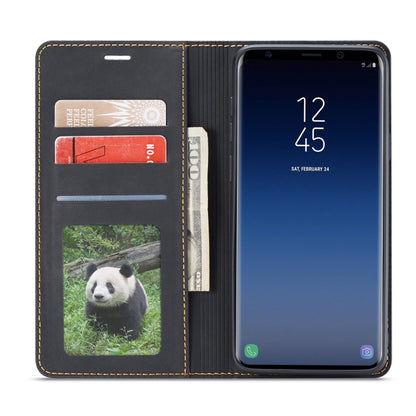 For Galaxy S9 Forwenw Dream Series Oil Edge Strong Magnetism Horizontal Flip Leather Case with Holder & Card Slots & Wallet & Photo Frame(Black) - Galaxy Phone Cases by Forwenw | Online Shopping UK | buy2fix