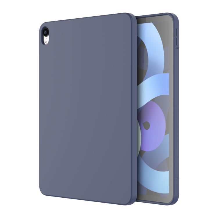 For iPad Air 11 2024 / Air 2022 /  Air 2020 10.9 Mutural Silicone Microfiber Tablet Case(Midnight Blue) - iPad Air (2022) / (2020) 10.9 Cases by Mutural | Online Shopping UK | buy2fix