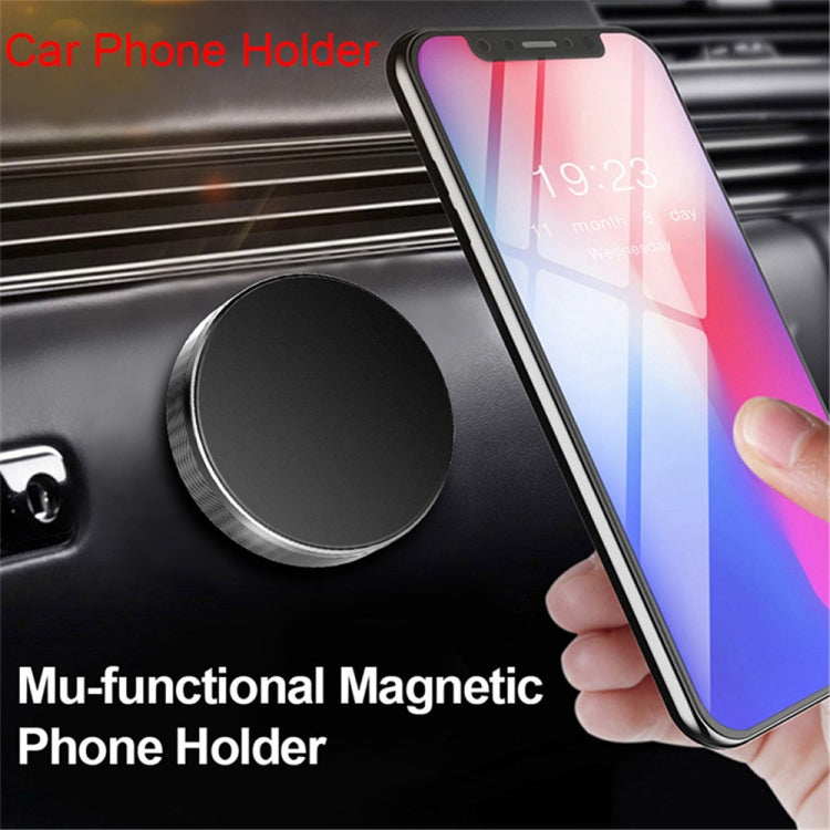 A8 Car Magnetic Phone Holder(Silver) - In Car by buy2fix | Online Shopping UK | buy2fix