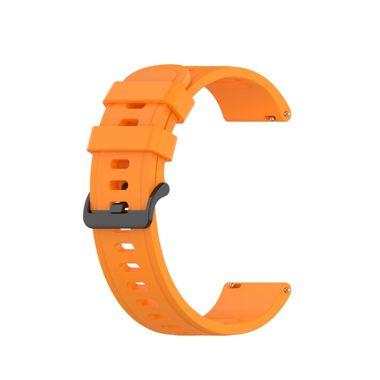 For Amazfit GTR Silicone Smart Watch Watch Band, Size:20mm(Orange) - Watch Bands by buy2fix | Online Shopping UK | buy2fix