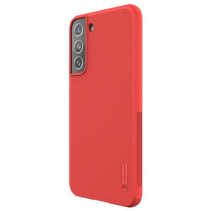 For Samsung Galaxy S22+ 5G NILLKIN Super Frosted Shield Pro PC + TPU Phone Case(Red) - Galaxy S22+ 5G Cases by NILLKIN | Online Shopping UK | buy2fix