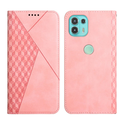 For Motorola Edge 20 Lite Skin Feel Magnetic Leather Phone Case(Rose Gold) - Motorola Cases by buy2fix | Online Shopping UK | buy2fix