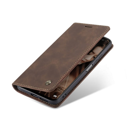 For Xiaomi Redmi Note 11 Pro Global/Redmi Note 11 Pro 5G Global CaseMe 013 Multifunctional Horizontal Flip Leather Phone Case(Coffee) - Xiaomi Accessories by CaseMe | Online Shopping UK | buy2fix