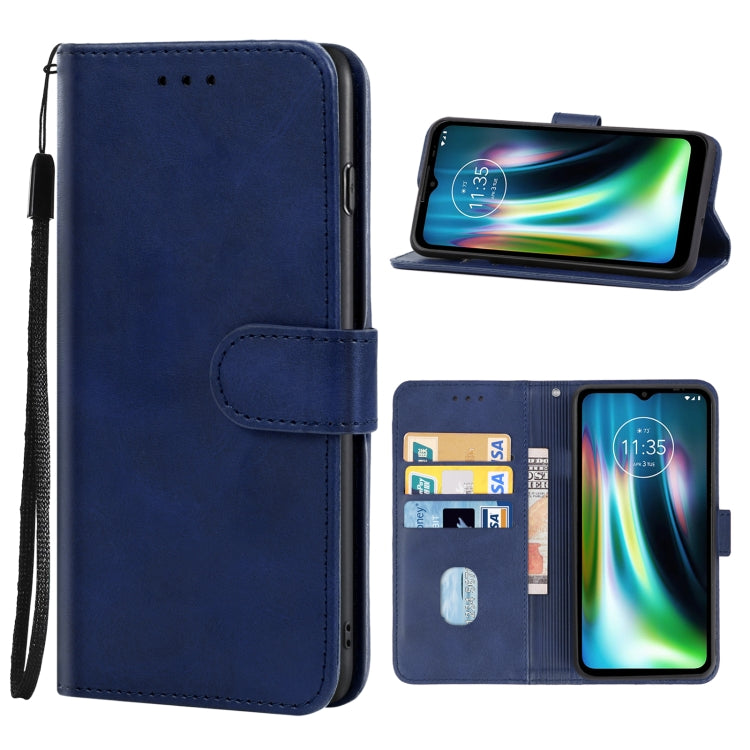 Leather Phone Case For Motorola Moto Defy 2021(Blue) - Motorola Cases by buy2fix | Online Shopping UK | buy2fix