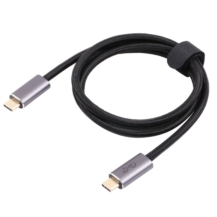 20Gbps USB 3.2 USB-C / Type-C Male to USB-C / Type-C Male Braided Data Cable, Cable Length:3m(Black) - Computer & Networking by buy2fix | Online Shopping UK | buy2fix