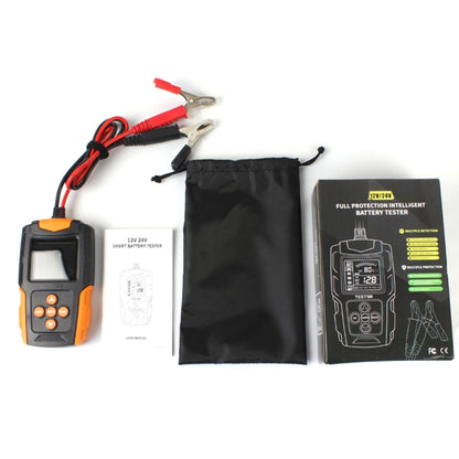 FOXSUR FBT200 12V / 24V Car Battery Tester(Orange) - In Car by FOXSUR | Online Shopping UK | buy2fix