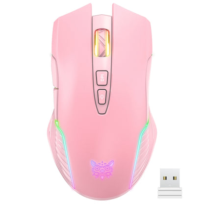 ONIKUMA CW905 2.4G RGB Lighting Wireless Mouse(Pink) - Wireless Mice by ONIKUMA | Online Shopping UK | buy2fix