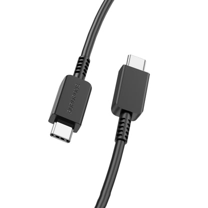 Borofone BX69 1m 3A Type-C to Type-C PD Fast Charging Data Cable(Black) -  by Borofone | Online Shopping UK | buy2fix