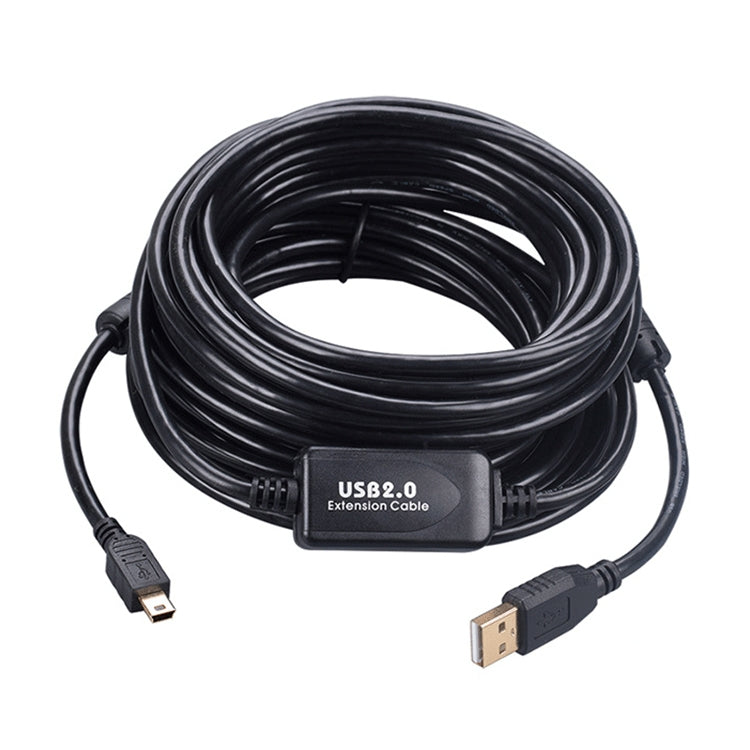 12m Mini 5 Pin to USB 2.0 Camera Extension Data Cable - Camera Accessories by buy2fix | Online Shopping UK | buy2fix