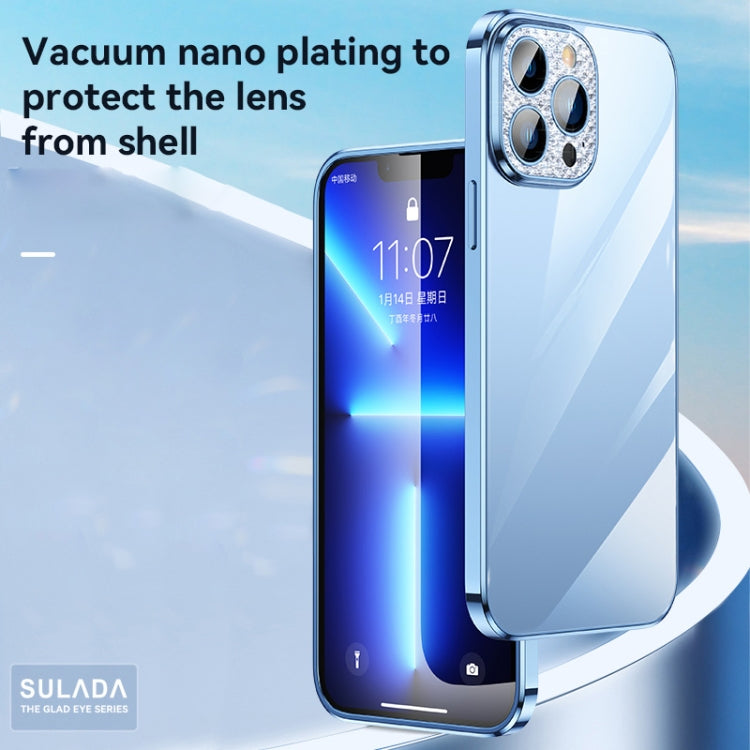 For iPhone 11 SULADA Diamond Lens Protector Plated Frosted Case (Silver) - iPhone 11 Cases by SULADA | Online Shopping UK | buy2fix