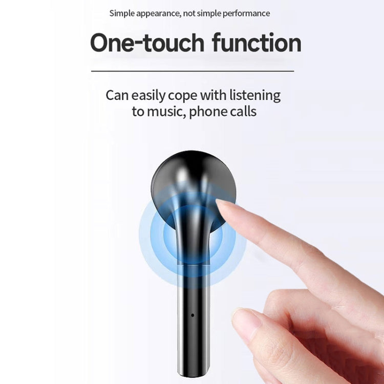 Fineblue F5 PRO CVC8.0 Noise Reduction Lavalier Unilateral Bluetooth Earphone(Black) - Bluetooth Earphone by Fineblue | Online Shopping UK | buy2fix