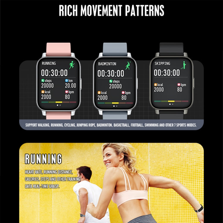 Rogbid Rowatch 2 1.69 inch TFT Screen Smart Watch, Support Blood Pressure Monitoring/Sleep Monitoring(Black) - Smart Watches by Rogbid | Online Shopping UK | buy2fix