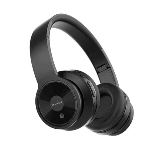 awei A996BL Foldable Wireless Bluetooth Headphone(Black) - Apple Accessories by awei | Online Shopping UK | buy2fix