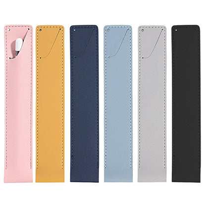 PU Leather Shockproof Protective Case with Metal Buckle for Apple Pencil 1 / 2(Grey) - Pencil Accessories by buy2fix | Online Shopping UK | buy2fix