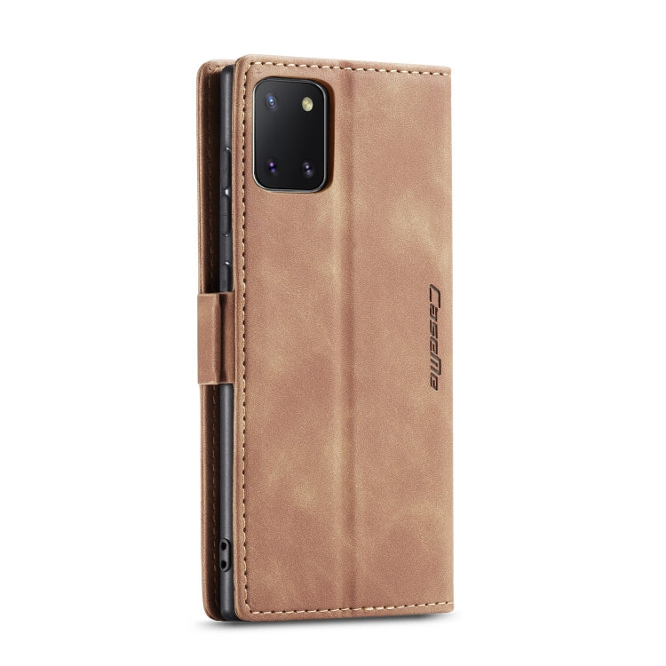 For Galaxy A81 / Note 10 Lite CaseMe Multifunctional Horizontal Flip Leather Case, with Card Slot & Holder & Wallet(Brown) - Galaxy Phone Cases by CaseMe | Online Shopping UK | buy2fix