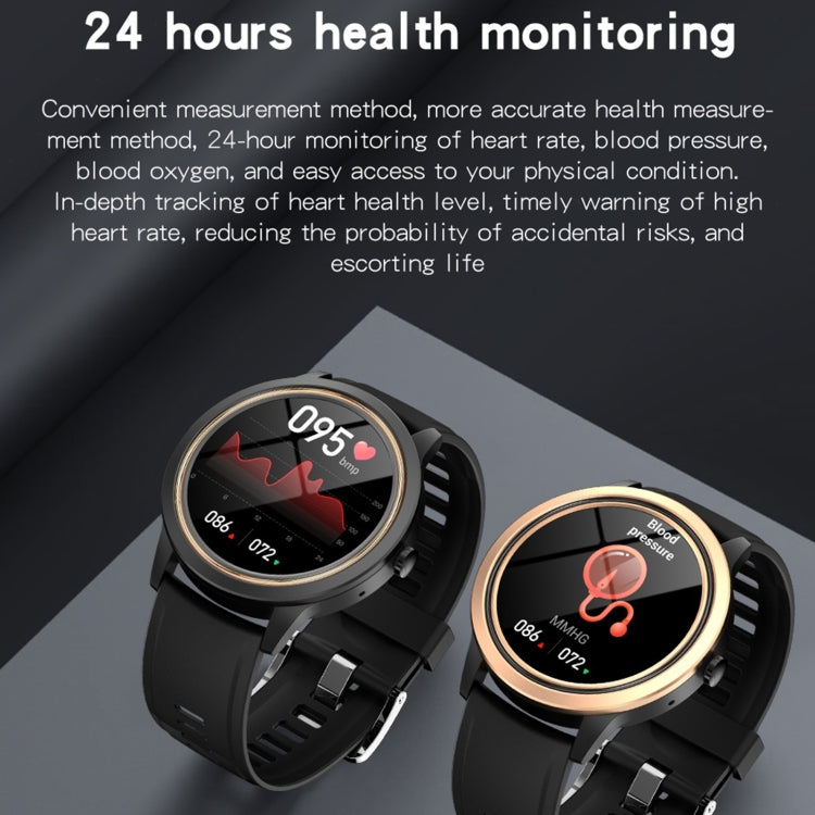 A60 1.32 inch IPS HD Screen Smart Watch, Support Bluetooth Calling/Blood Pressure Monitoring(Black) - Smart Wear by buy2fix | Online Shopping UK | buy2fix