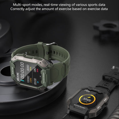 C20 1.71 inch TFT HD Screen Smart Watch, Support Heart Rate Monitoring/Blood Oxygen Monitoring(Black) - Smart Wear by buy2fix | Online Shopping UK | buy2fix