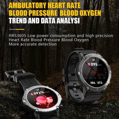 C21 1.32 inch HD Screen Smart Watch, Support Heart Rate Monitoring/Blood Oxygen Monitoring(Black) - Smart Wear by buy2fix | Online Shopping UK | buy2fix