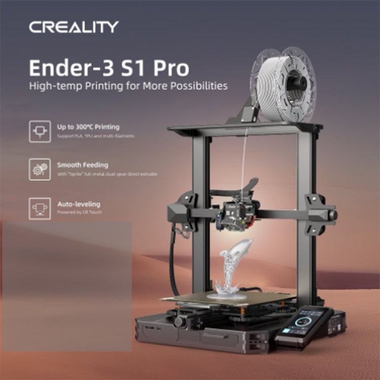 Creality Ender-3 S1 Pro Automatic Leveling High-temp 3D Printer US Plug - Consumer Electronics by Creality | Online Shopping UK | buy2fix