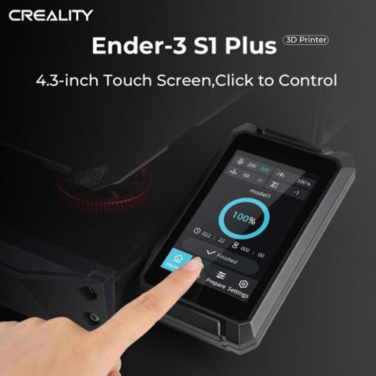 Creality Ender-3 S1 Plus Full-metal Dual-gear Larger-size 3D Printer US Plug - Consumer Electronics by Creality | Online Shopping UK | buy2fix