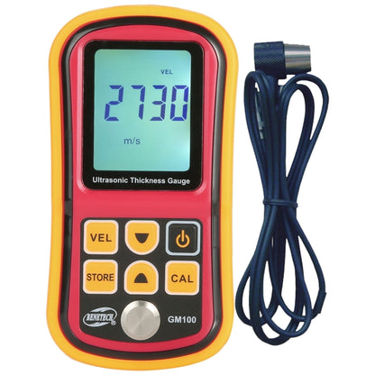 BENETECH GM-100 Ultrasonic Thickness Meter Tester Gauge Velocity 1.2~225mm(Aluminum Box Version) - Coating Thickness Gauge by BENETECH | Online Shopping UK | buy2fix