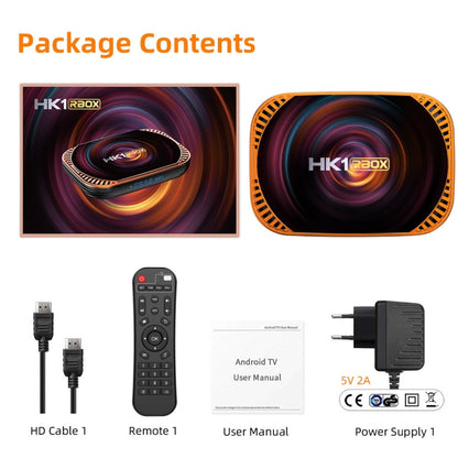 MECOOL HK1RBOX X4 4K TV Box, Android 11 Amlogic S905X4 CPU with RC 4GB+32GB(UK Plug) - Consumer Electronics by MECOOL | Online Shopping UK | buy2fix