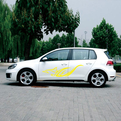 D-905 Animal Pattern Car Modified Decorative Sticker(Yellow) - In Car by buy2fix | Online Shopping UK | buy2fix