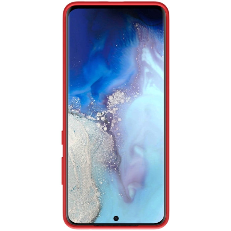 For Galaxy S20 Ultra / S20 Ultra 5G NILLKIN Feeling Series Liquid Silicone Anti-fall Mobile Phone Protective Case(Red) - Galaxy Phone Cases by NILLKIN | Online Shopping UK | buy2fix