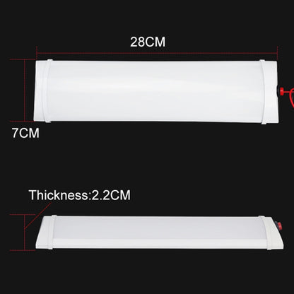 2 PCS ZS-3330 Truck LED Inside Reading Light Car Cabin Light Bar, Voltage:DC12-80V(White Light) - In Car by buy2fix | Online Shopping UK | buy2fix