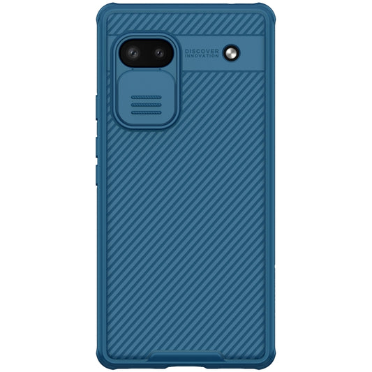 For Google Pixel 6a NILLKIN CamShield Pro Series PC Full Coverage Phone Case(Blue) - Google Cases by NILLKIN | Online Shopping UK | buy2fix