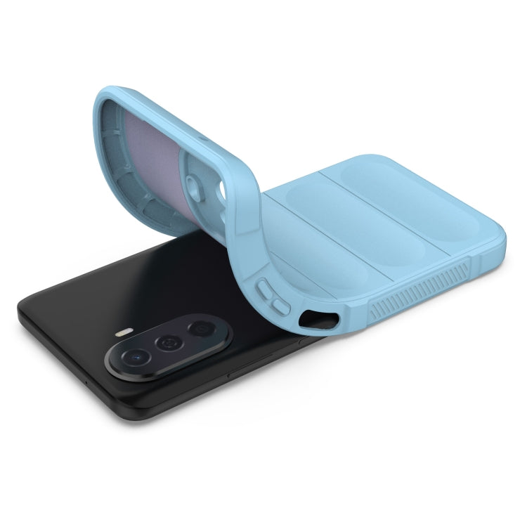 For Huawei Enjoy 50 4G / Nova Y70 Magic Shield TPU + Flannel Phone Case(Dark Green) - Mobile Accessories by buy2fix | Online Shopping UK | buy2fix