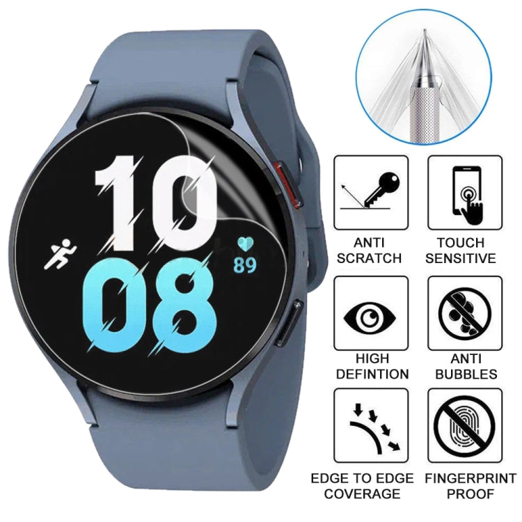 For Samsung Galaxy Watch5 44mm Soft Hydrogel Film Watch Screen Protector - Smart Wear by buy2fix | Online Shopping UK | buy2fix