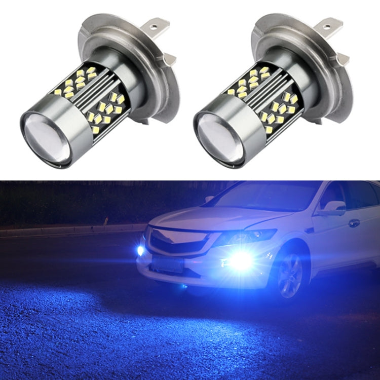 1 Pair H7 12V 7W Strobe Car LED Fog Light(Ice Blue Light) - In Car by buy2fix | Online Shopping UK | buy2fix