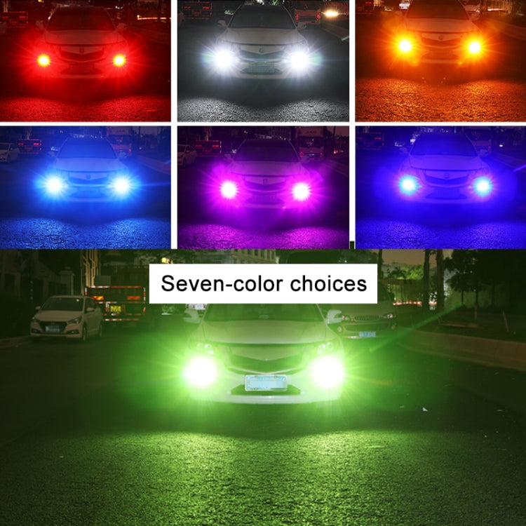 1 Pair H7 12V 7W Strobe Car LED Fog Light(Red Light) - In Car by buy2fix | Online Shopping UK | buy2fix