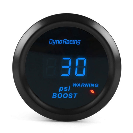 Car Modified 12V Universal 52mm Blue Light Digital Display Meter, Style:Turbo Boost Gauge PSI - In Car by buy2fix | Online Shopping UK | buy2fix