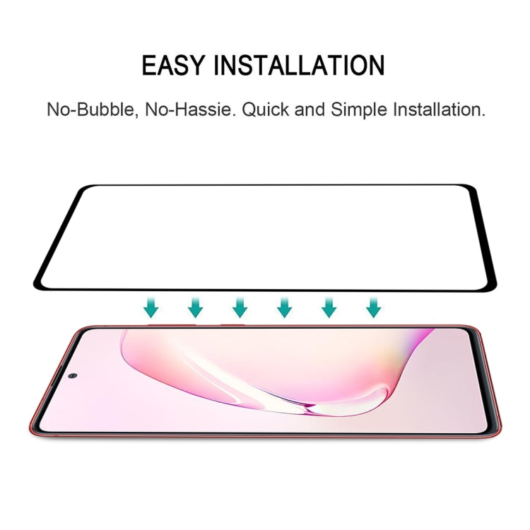 For Galaxy Note 10 Lite Full Glue Full Cover Screen Protector Tempered Glass Film - Galaxy Tempered Glass by buy2fix | Online Shopping UK | buy2fix