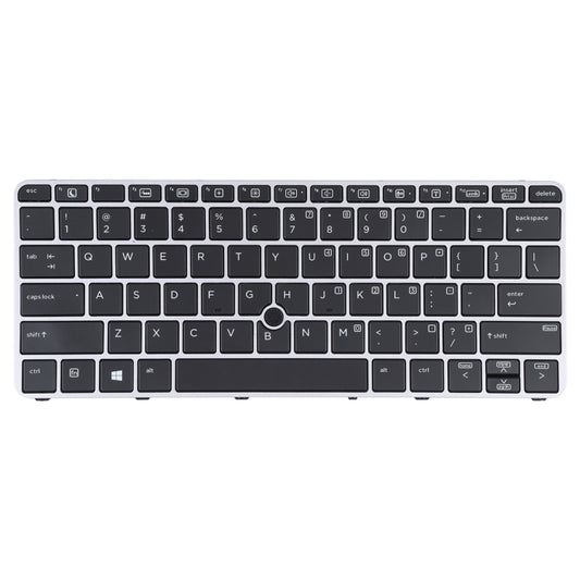 For HP EliteBook 820 G3 US Version Keyboard with Backlight and Pointing(Silver) - Computer & Networking by buy2fix | Online Shopping UK | buy2fix