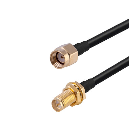 RP-SMA Male to RP-SMA Female RG174 RF Coaxial Adapter Cable, Length: 20cm - Connectors by buy2fix | Online Shopping UK | buy2fix