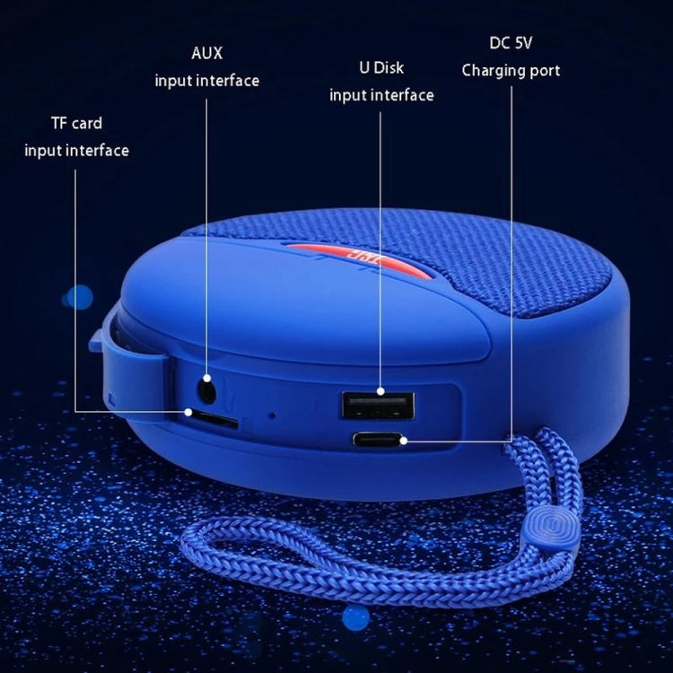 T&G TG808 2 in 1 Mini Wireless Bluetooth Speaker Wireless Headphones(Blue) - Mini Speaker by T&G | Online Shopping UK | buy2fix