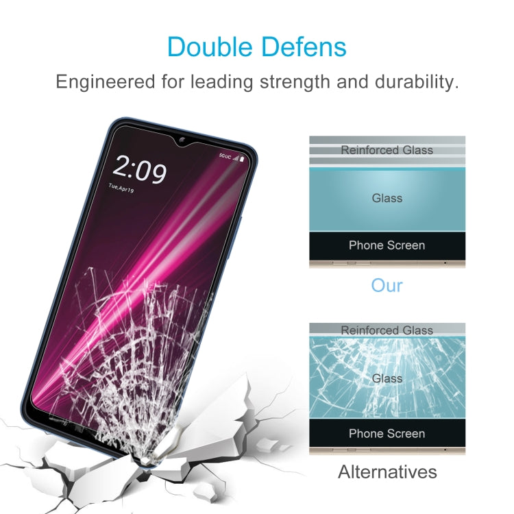 For T-Mobile REVVL 6 5G 50 PCS 0.26mm 9H 2.5D Tempered Glass Film - Others by buy2fix | Online Shopping UK | buy2fix