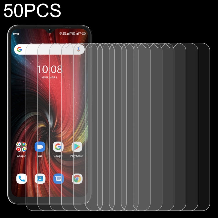 50 PCS 0.26mm 9H 2.5D Tempered Glass Film For UMIDIGI A13 Pro 5G - For Umidigi by buy2fix | Online Shopping UK | buy2fix