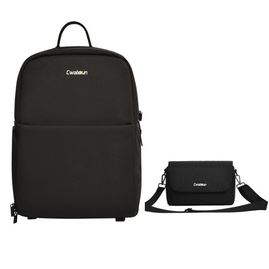 CADeN D75 Camera Backpacks Large Shockproof Cameras Lens Bags, Size:42 x 30 x 17cm(Black) - Camera Accessories by CADeN | Online Shopping UK | buy2fix