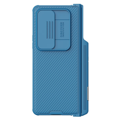 For Samsung Galaxy Z Fold4 5G NILLKIN Black Mirror Pro Series Camshield PC Phone Case with Pen Slot, Set Version(Blue) - Galaxy Z Fold4 5G Cases by NILLKIN | Online Shopping UK | buy2fix