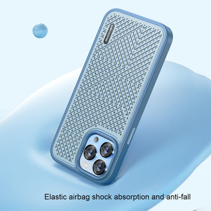 For iPhone 13 Pro Max WEKOME Graphene Heat Dissipation Phone Case (Blue) - iPhone 13 Pro Max Cases by WK | Online Shopping UK | buy2fix