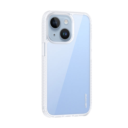 For iPhone 14 Plus WEKOME Armour Anti-Drop Phone Case (Clear White) - iPhone 14 Plus Cases by WK | Online Shopping UK | buy2fix