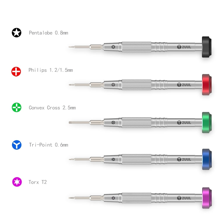 2UUL Corss 1.2/1.5 Colorful Flyshaft Screwdriver - Repair & Spare Parts by 2UUL | Online Shopping UK | buy2fix