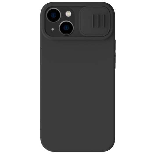 For iPhone 14 Plus  NILLKIN CamShield Liquid Silicone Phone Case(Black) - iPhone 14 Plus Cases by NILLKIN | Online Shopping UK | buy2fix